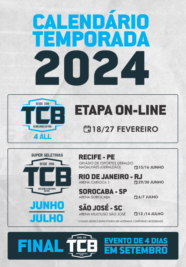 Regulamento Super Seletivas TCB 2022 1. O Torneio: Sem Direito A Devolução  Do Valor Da Sua Inscrição, PDF, Tempo